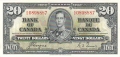 Canada 20 Dollars, 1937