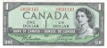 Canada 1 Dollar, 1954 (1961)