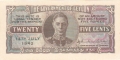 Ceylon 25 Cents, 14. 7.1942