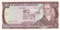 Colombia 50 Pesos,  1. 1.1983