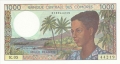 Comoros 1000 Francs, (1984-94)