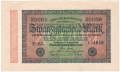 Germany 20,000 Mark, 20. 2.1923