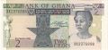 Ghana 2 Cedis,  6. 3.1982