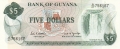 Guyana 5 Dollars, (1983)