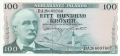Iceland 100 Kronur, 29. 3.1961