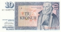 Iceland 10 Kronur, (1981)