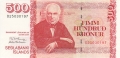 Iceland 500 Kronur, 22. 5.2001