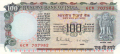 India 100 Rupees, ND