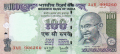 India 100 Rupees, 2008