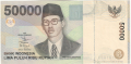 Indonesia 50,000 Rupiah, 1999/2001