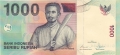 Indonesia 1000 Rupiah, 2000 - various dates