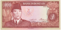 Indonesia 100 Rupiah, 1960