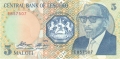 Lesotho 5 Maloti, 1989