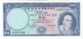Macau 10 Patacas,  7.12.1977