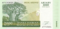 Madagascar 2000 Ariary = 10,000 Francs, (2003)