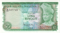 Malaysia 5 Ringgit, (1976)