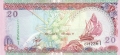 Maldives 20 Rufiyaa, 2000