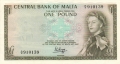 Malta 1 Pound, 1967