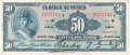Mexico 50 Pesos, 25.10.1944
