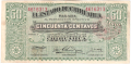Mexico 50 Centavos, 10. 2.1914