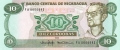 Nicaragua 10 Cordobas, 1985