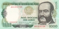 Peru 1000 Soles,  3. 5.1979