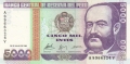Peru 5000 Intis, 28. 6.1988
