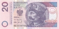 Poland 20 Zlotych, 25. 3.1994