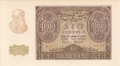 Poland 100 Zlotych,  1. 3.1940