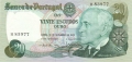 Portugal 20 Escudos, 13. 9.1978