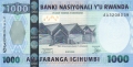 Rwanda 1000 Francs,  1. 7.2004