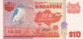 Singapore 10 Dollars, (1980)