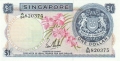 Singapore 1 Dollar, (1972)