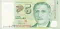 Singapore 5 Dollars, (2010)