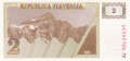 Slovenia 2 Tolarjev, (1991)