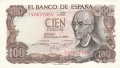 Spain 100 Pesetas, 17.11.1970