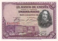 Spain 50 Pesetas, 15. 8.1928