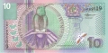 Suriname 10 Gulden,  1. 1.2000