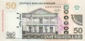 Suriname 50 Dollar,  1. 6.2020