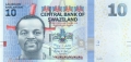 Swaziland 10 Emalangeni,  6. 9.2010