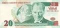Turkey 20 New Lira, 2005