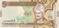Turkmenistan 5 Manat, 2009