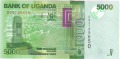 Uganda 5000 Shillings, 2025