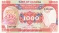 Uganda 1000 Shillings, 1986