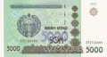 Uzbekistan 5000 Som, 2013