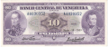 Venezuela 10 Bolivares, 18. 6.1959
