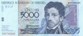Venezuela 5000 Bolivares, 13. 8.2002