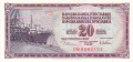 Yugoslavia 20 Dinara, 12. 8.1978