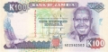 Zambia 100 Kwacha, (1991)