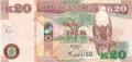 Zambia 20 Kwacha, 2012